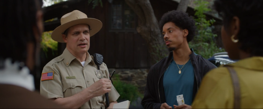 Diedrich Bader et Melvin Gregg dans The Blackening