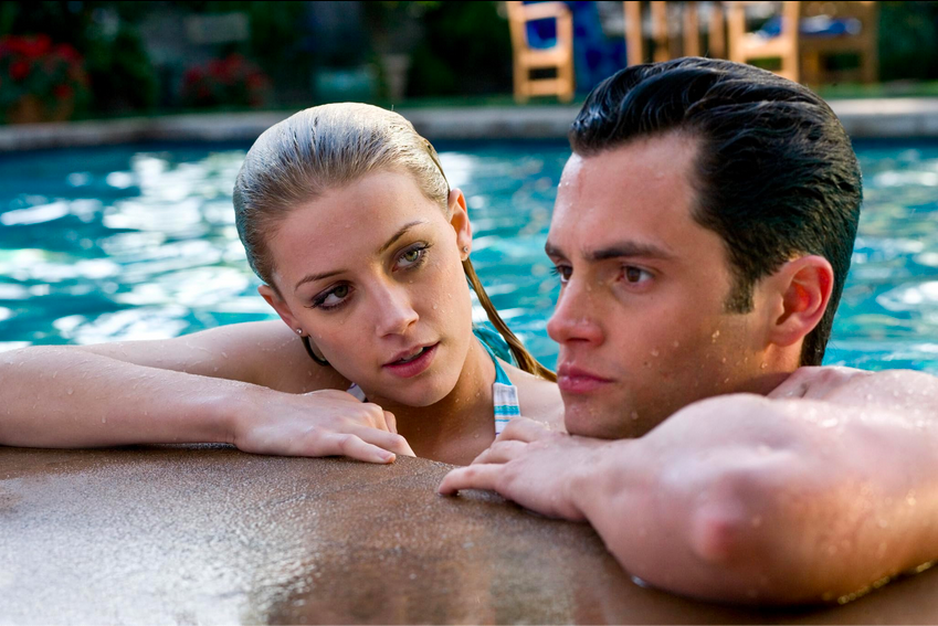 Amber Heard et Penn Badgley dans The Stepfather