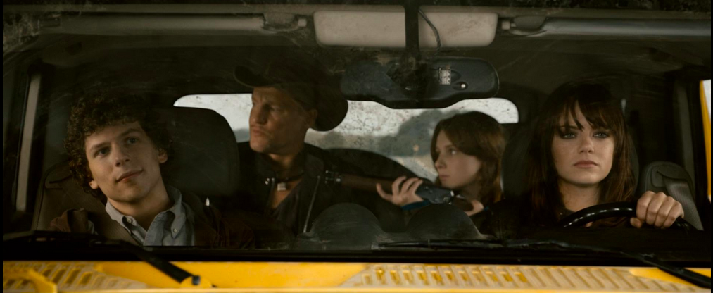 Les protagonistes dans Zombieland