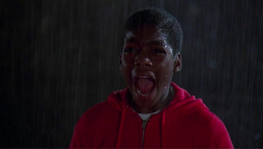 Shavar Ross en train de hurler dans Friday the 13th : A New Beginning