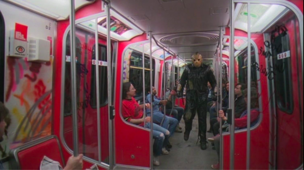 Jason dans le métro dans Friday the 13th Part VIII : Jason Takes Manhattan